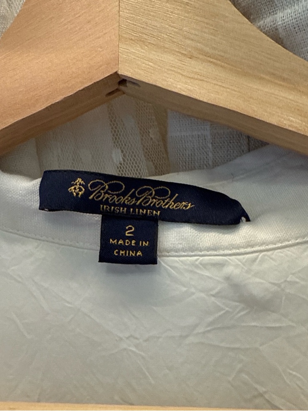 Brooks Brothers White Sleeveless Collared Linen Dress - Picture 2 of 3